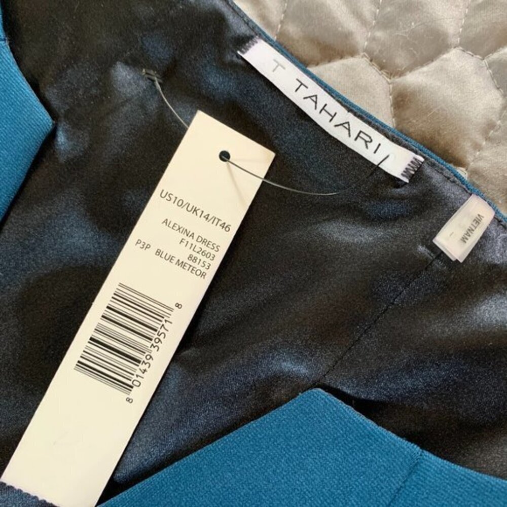 T Tahari Alexina Fit-and-Flare Dress NWT - Picture 9 of 13